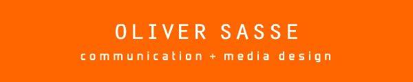 oliver sasse : communication + media design